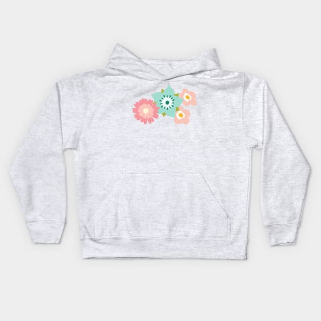 Mother Flower Cute Kids Hoodie by Samr Shop